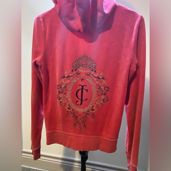 Vintage Juicy Couture Pink Hoodie - Picture 6 of 7